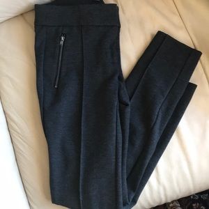 Loft dark grey skinny work pants 00P
